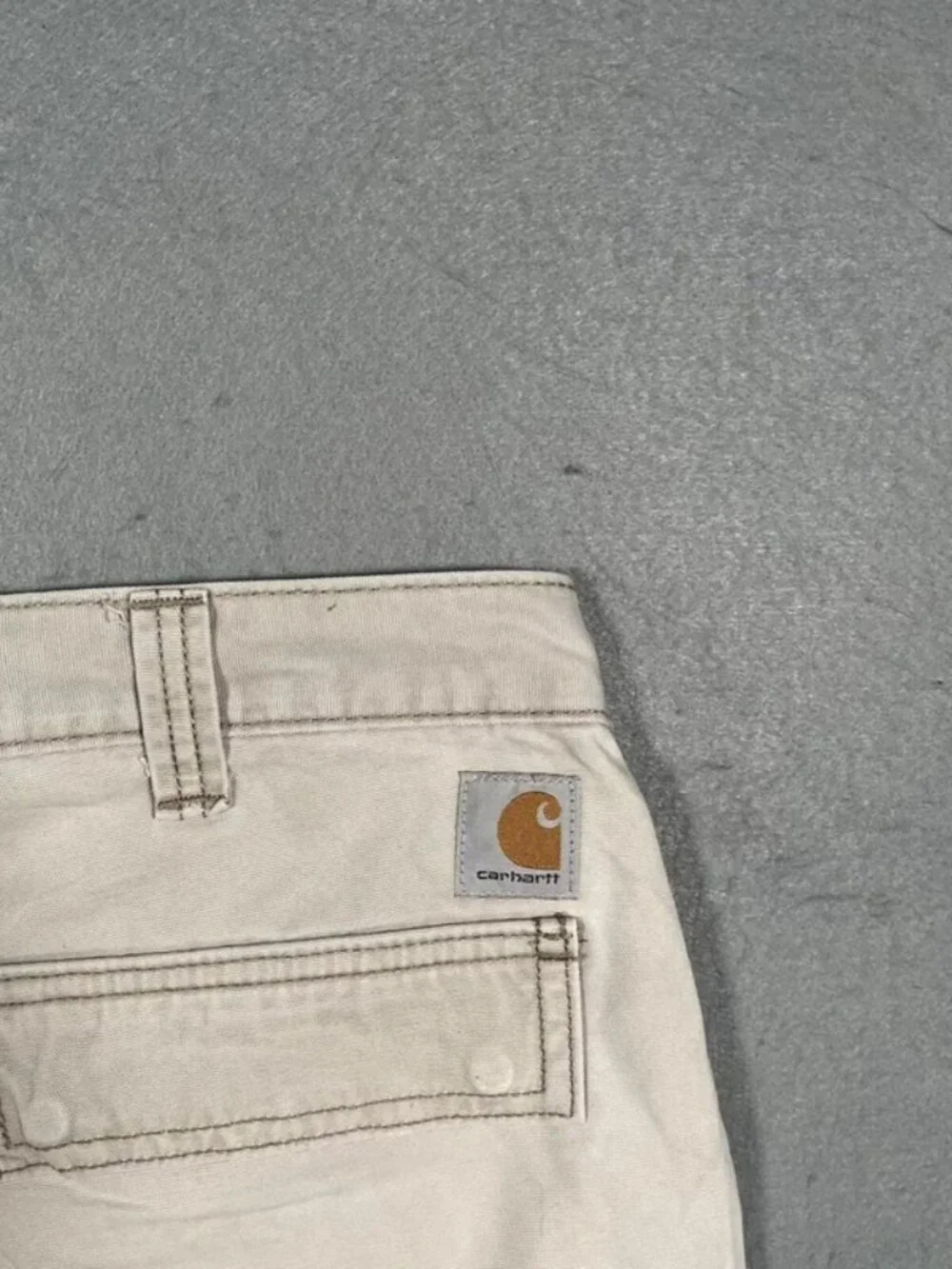 Carhartt Cream Cargo Shorts Workwear Utility W38 I11